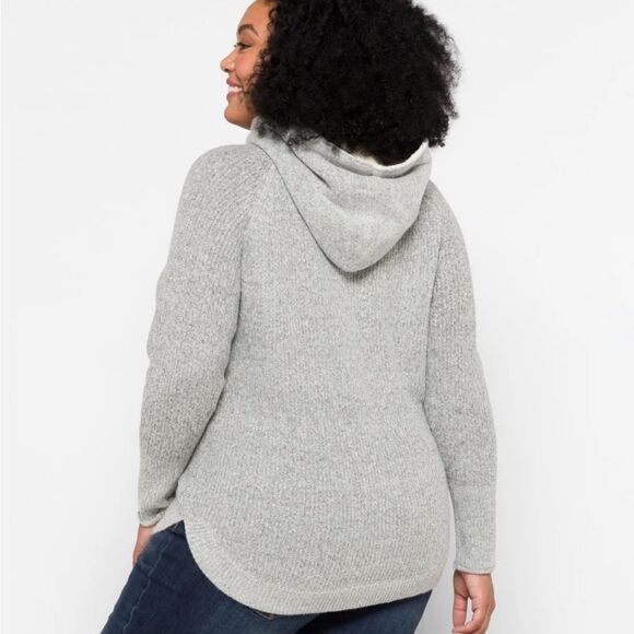LETY & ME
Zelda Sherpa Hooded Pullover Grey XL Nwt Stitch Fix - Picture 2 of 10